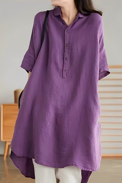 Krystina - Leichtes Damenkleid aus Leinen