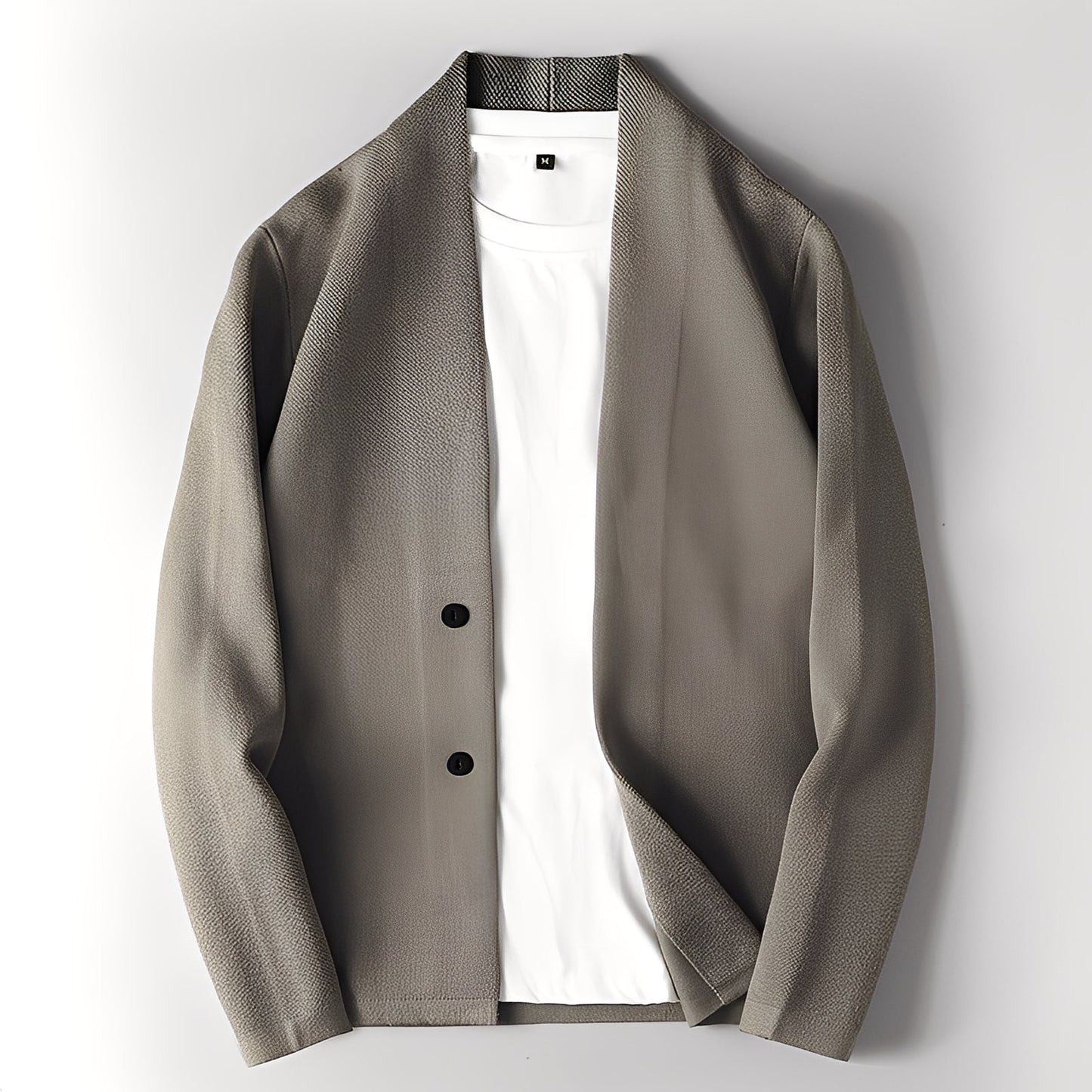 Nickolas - Bequeme Herrenjacke aus Strick mit Knöpfen