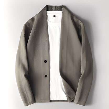 Nickolas - Bequeme Herrenjacke aus Strick mit Knöpfen