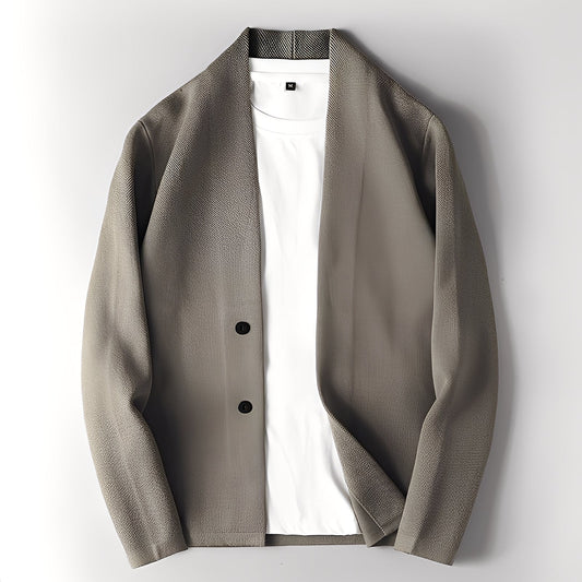 Nickolas - Bequeme Herrenjacke aus Strick mit Knöpfen