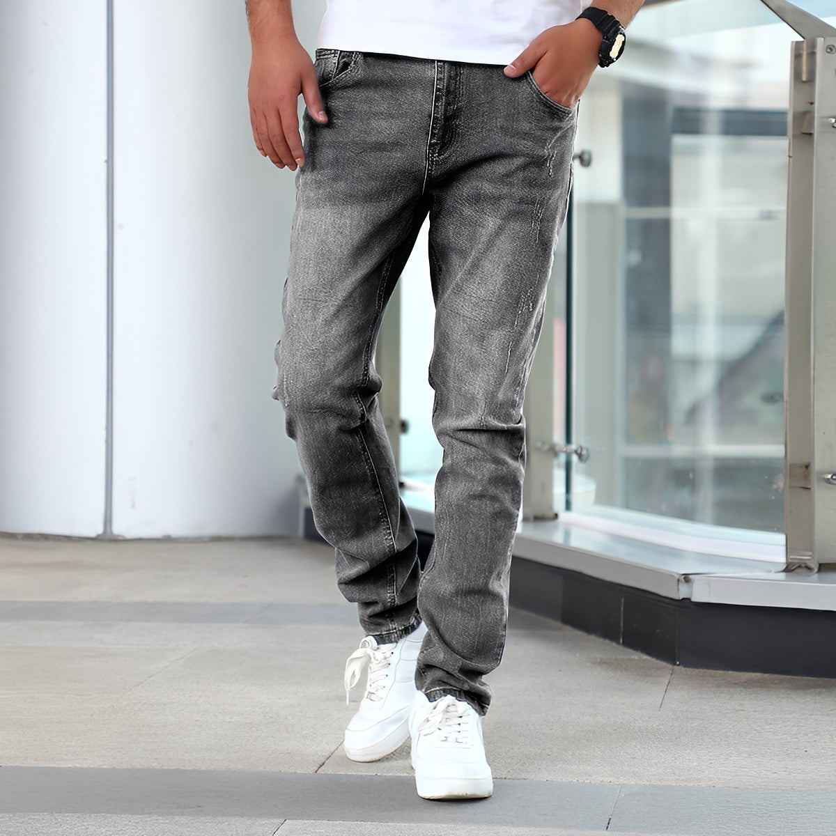 Winfred - Trendige Stretch-Skinny-Jeans für Herren