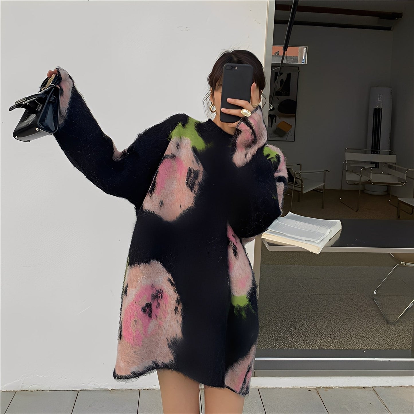 Shelby - Schickes, modernes Midikleid aus Strick für Frauen