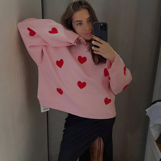 Marsha - Bequemer Frauenpullover mit Muster