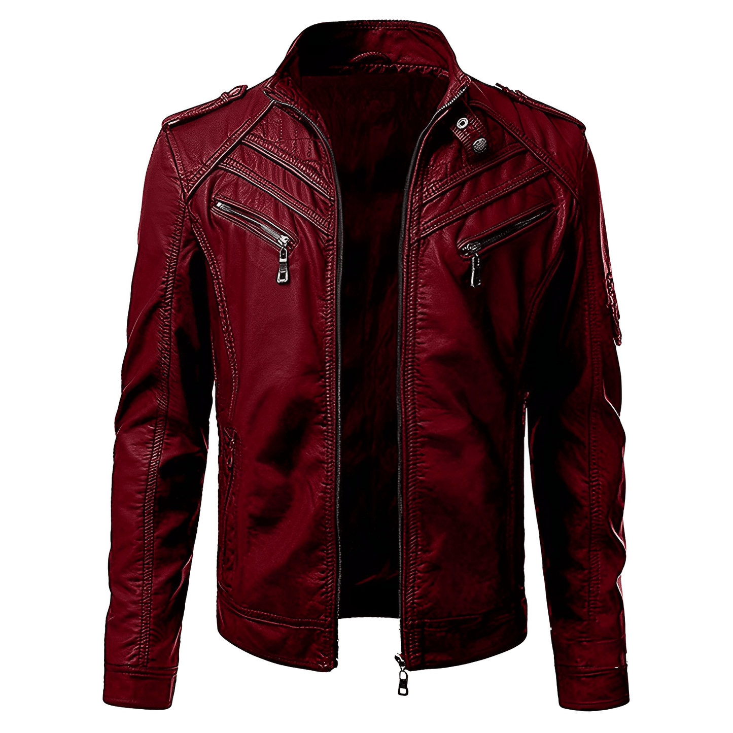Lucas - Luxus-Lederjacke im modernen Stil