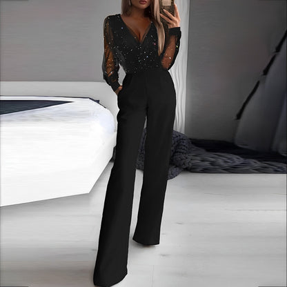 Catherina - Schicker Damen-Jumpsuit mit V-Ausschnitt