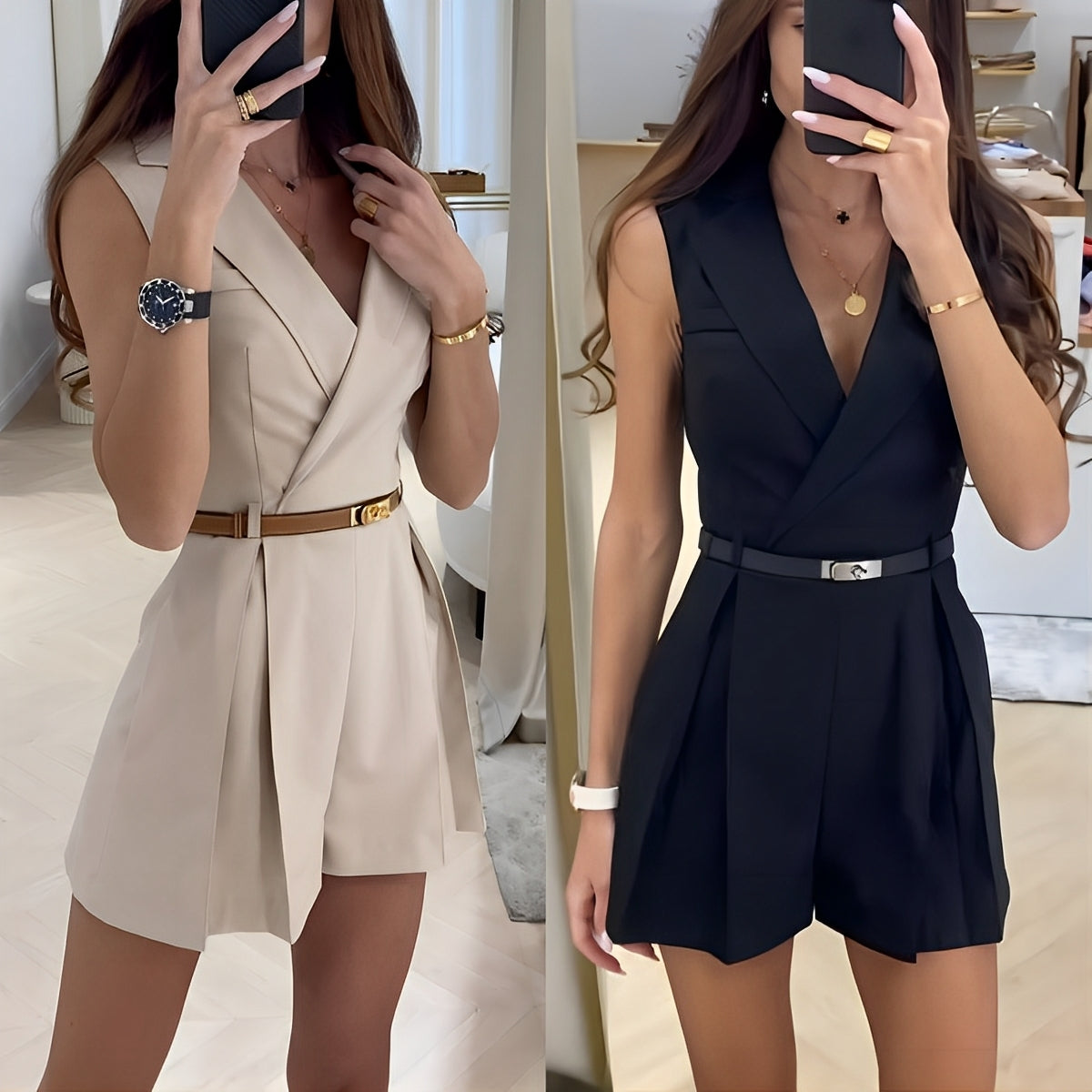 Nina – Modischer und Bequemer Kurzer Jumpsuit für Damen