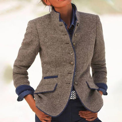 Clémence – Schicke einfarbige Damenjacke