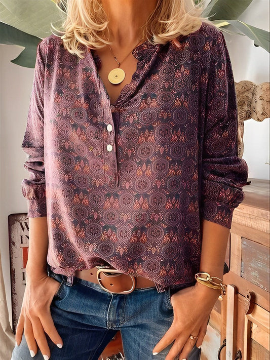 Bellamy - Klassische Damenbluse mit Design