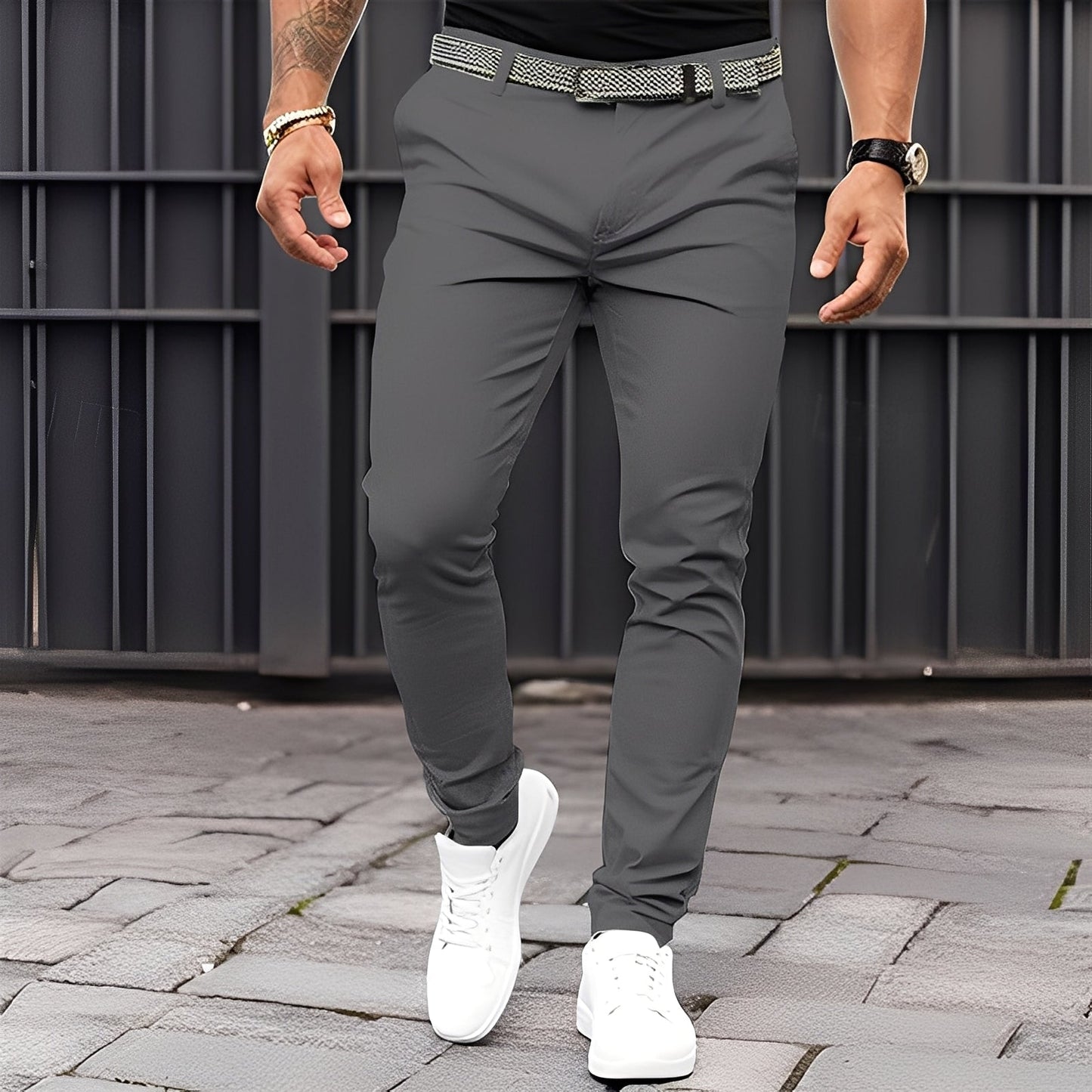 Raphael - Modische, eng geschnittene Herrenhose