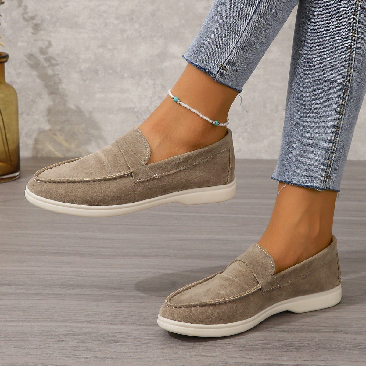 Yasmine - Klassische Wildleder-Damenschuhe