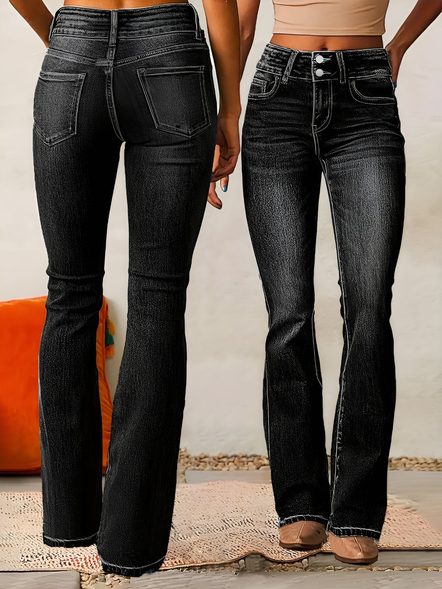 Neely - Gemütliche Damenjeans mit hohem Bund