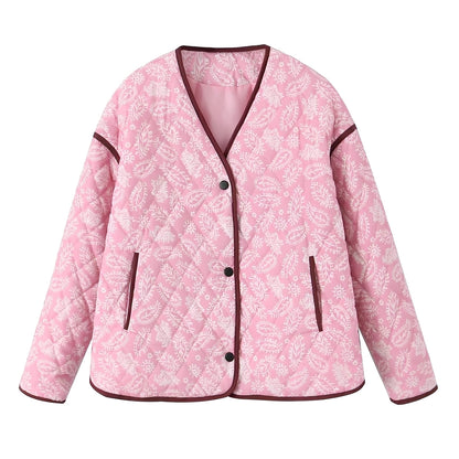 Katelyn - Bequeme Patchwork-Winterjacke für Damen