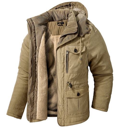 Daren - Bequeme Herrenjacke mit Kapuze