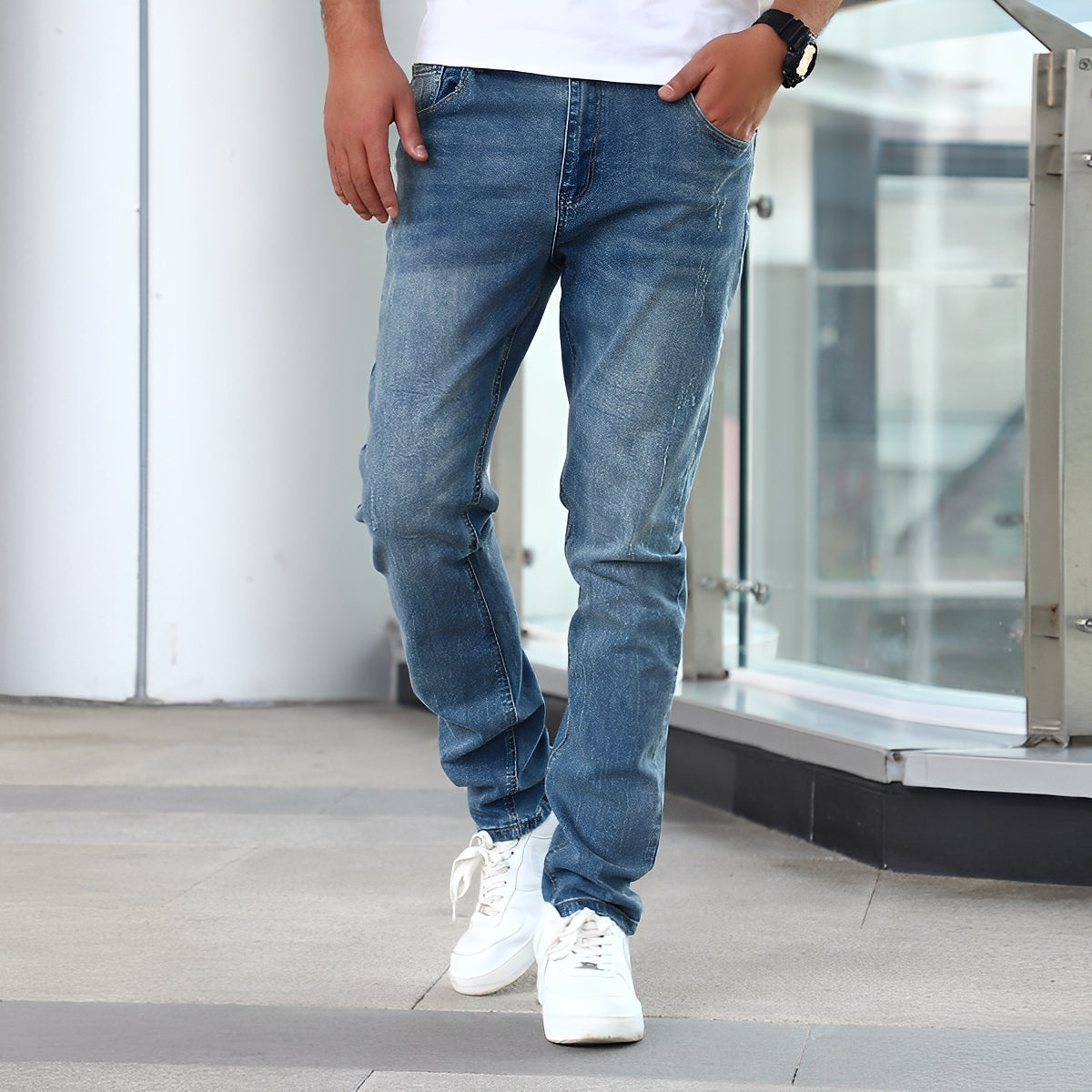 Winfred - Trendige Stretch-Skinny-Jeans für Herren
