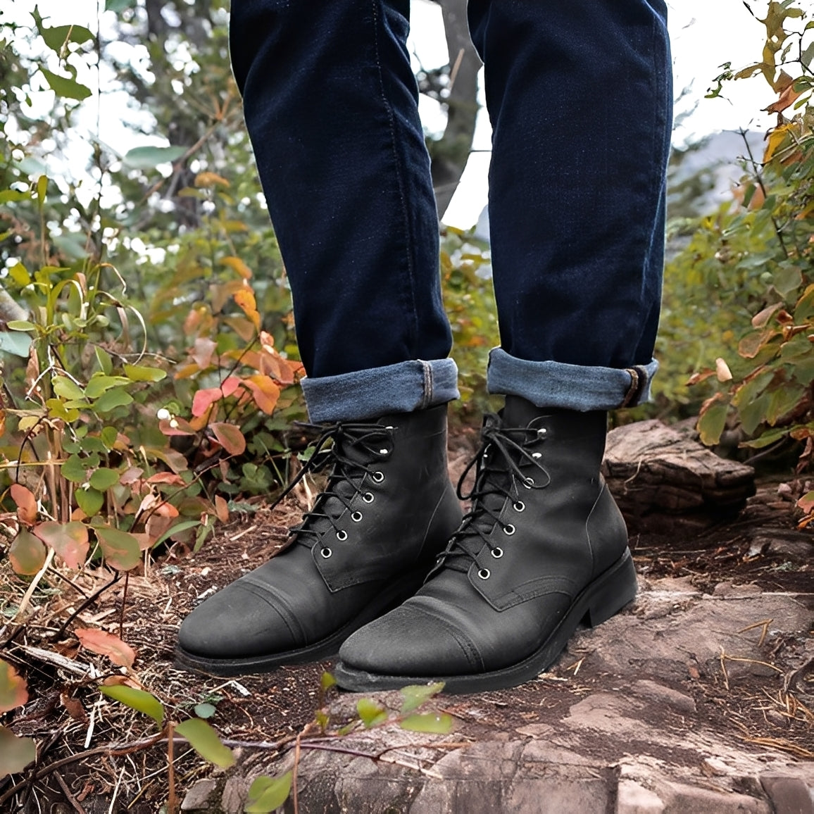 Jaydon - Klassische Lederschuhe für Herren mit runder Spitze
