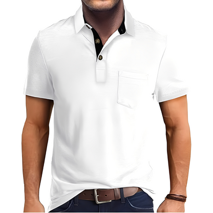 Abner - Klassisches Männer-Poloshirt mit kurzen Ärmeln