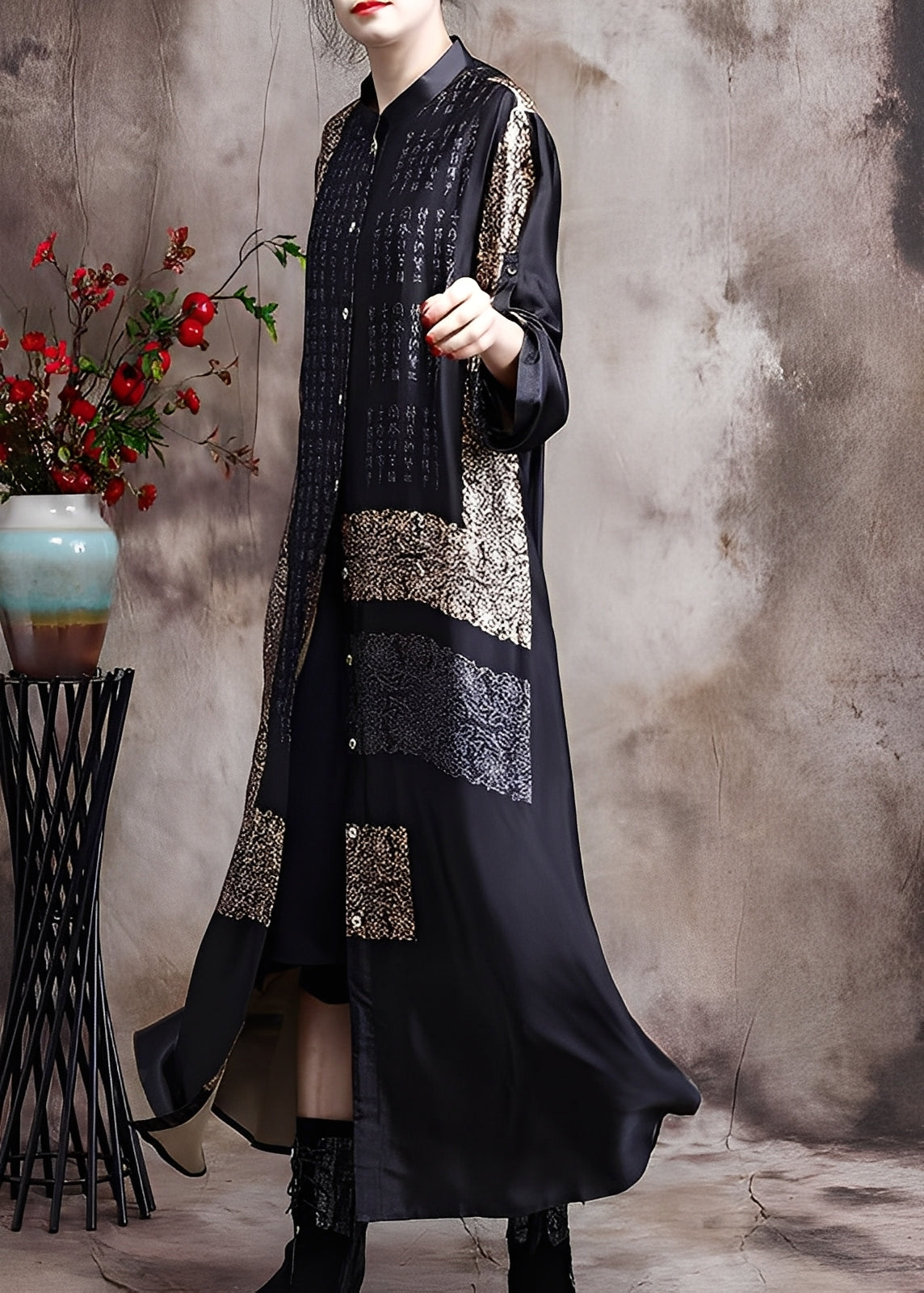 Collins - Schickes langes Damenkleid im Design
