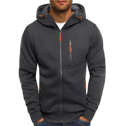 Allen - Moderne Herrenjacke aus Fleece mit Kapuze