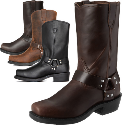 Crofton - Komfortable Leder-Cowboystiefel für Männer