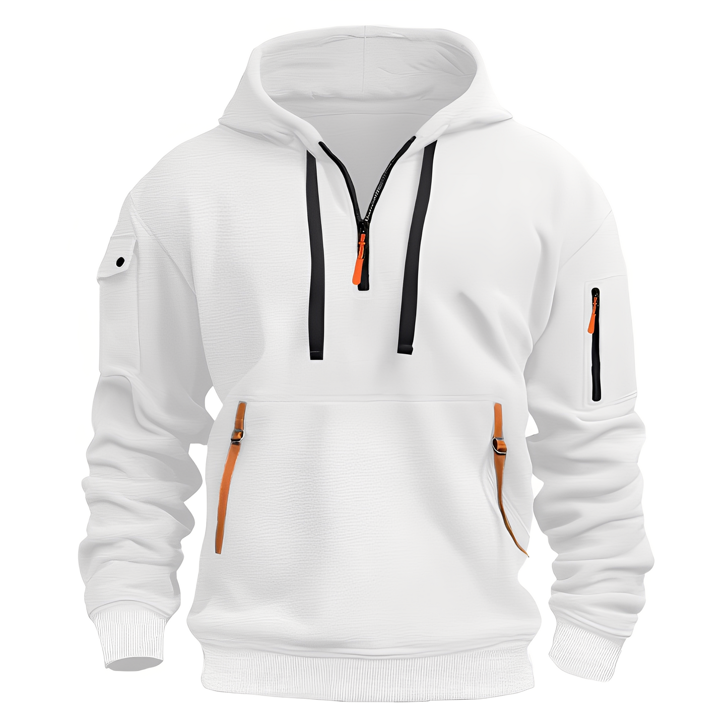 Burton - Männer-Hoodie mit halbem Reißverschluss