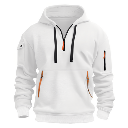Burton - Männer-Hoodie mit halbem Reißverschluss