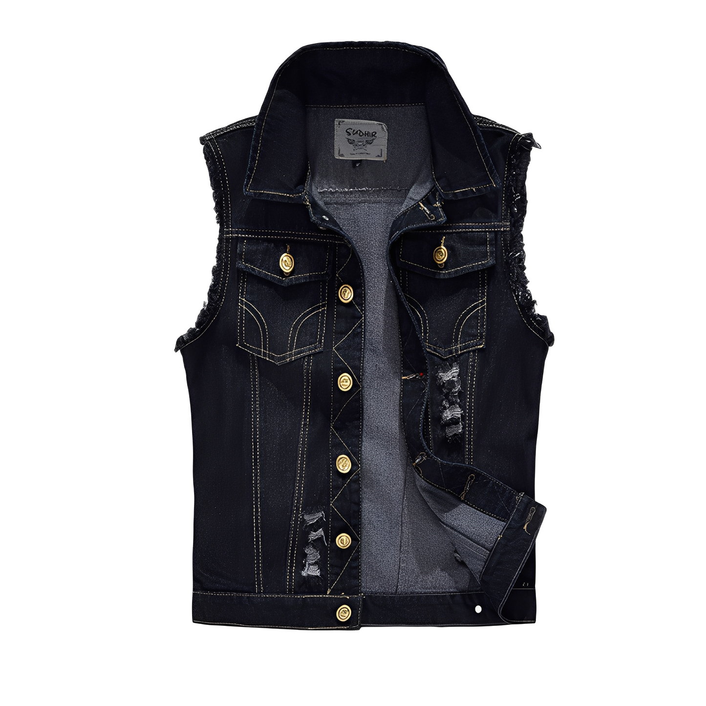Morley - Klassische Jeansweste mit Taschen für Herren