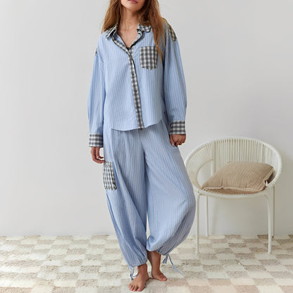 Elenora - Bequemes, lockeres Damen-Schlafanzug-Set, zweiteilig