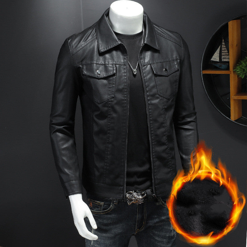 Nelson - Moderne Bikerjacke aus Leder für Herren