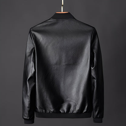 Jeremy - Coole Herren-Biker-Lederjacke
