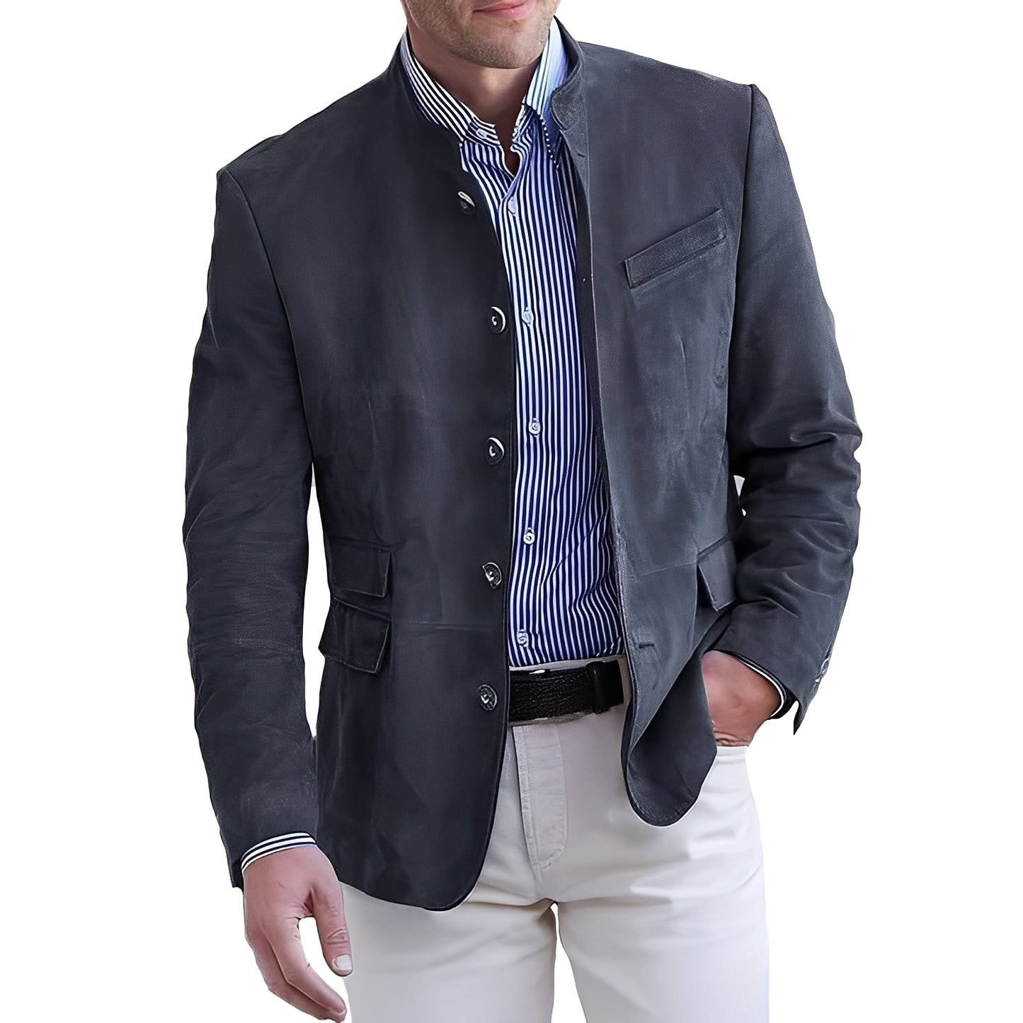 Brenden - Klassische Herrenjacke mit Knöpfen