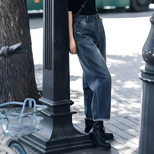 Shirlee - Trendige Damenjeans mit hohem Bund