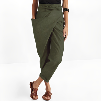 Courteney - Bequeme Damen-Haremshose mit hohem Bund
