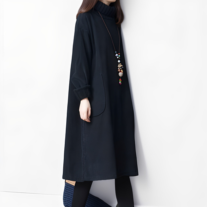 Elouise - Bequemes Cordkleid mit Taschen für Damen