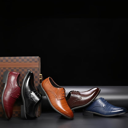Desmond - Modische Lederschuhe mit Lochmuster für Herren