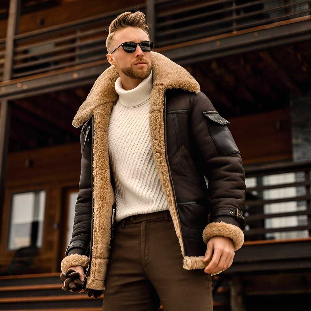 Jarod - Stylische Herren-Winterjacke mit Fleece