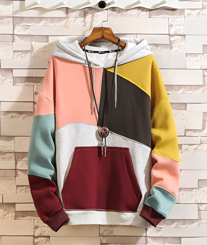 Stephen - Farbiger, bequemer Herren-Kapuzenpullover