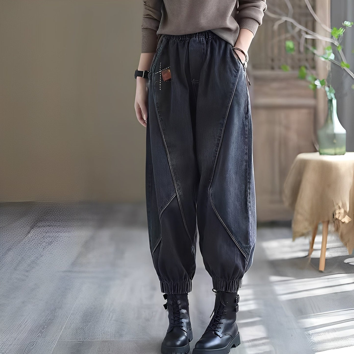 Shyanne - Klassische Damenjeans mit elastischem Taillenbund