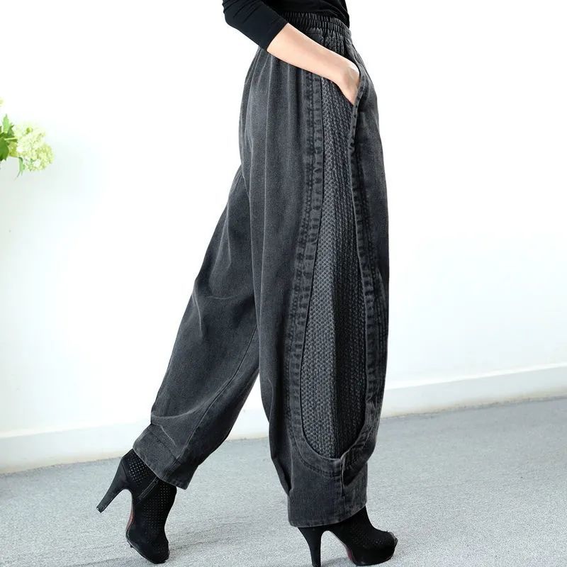 Tawnee - Bequeme, locker sitzende Patchwork-Haremshorts für Damen
