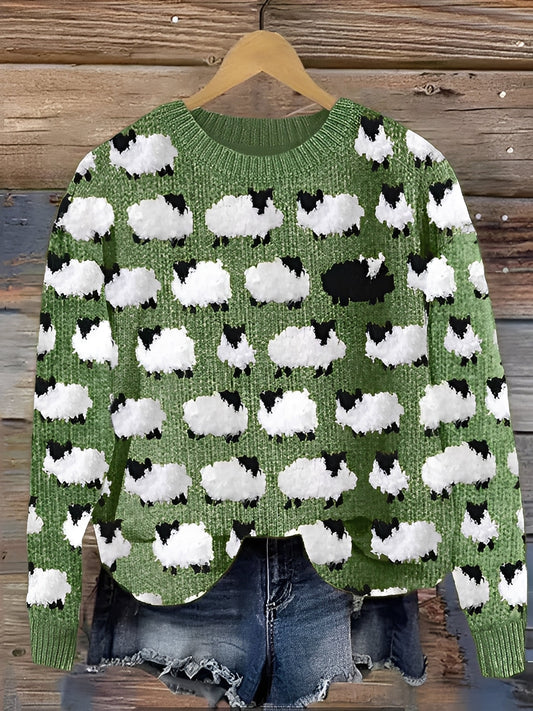 Shannah - Gemütlicher Pullover mit schickem Muster für Frauen