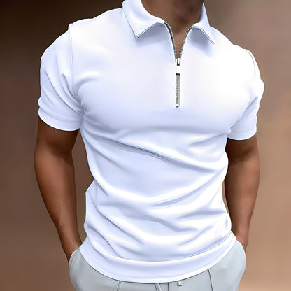 Hubert - Stilvolles Polohemd mit Zipper für Herren