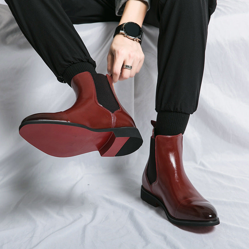 Kennith - Modische und bequeme Chelsea-Lederstiefel für Herren