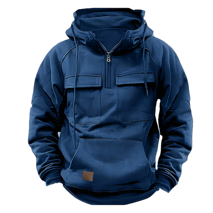 Malcom - Klassischer Herren-Hoodie mit vielen Taschen