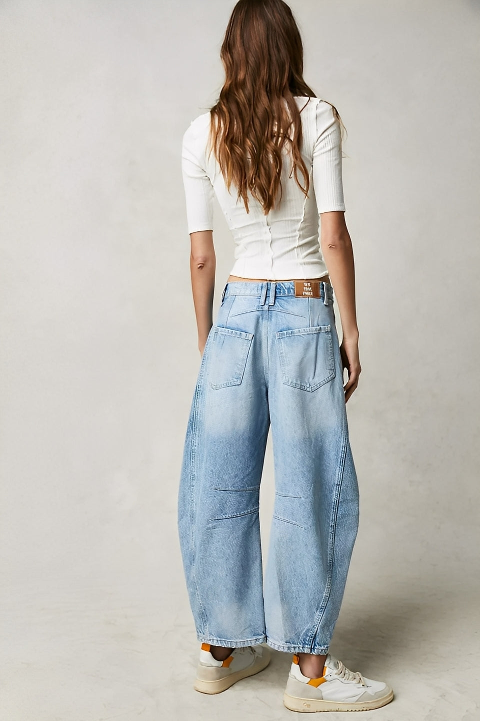 Adrienne - Klassische, weit geschnittene Barrel-Jeans für Damen