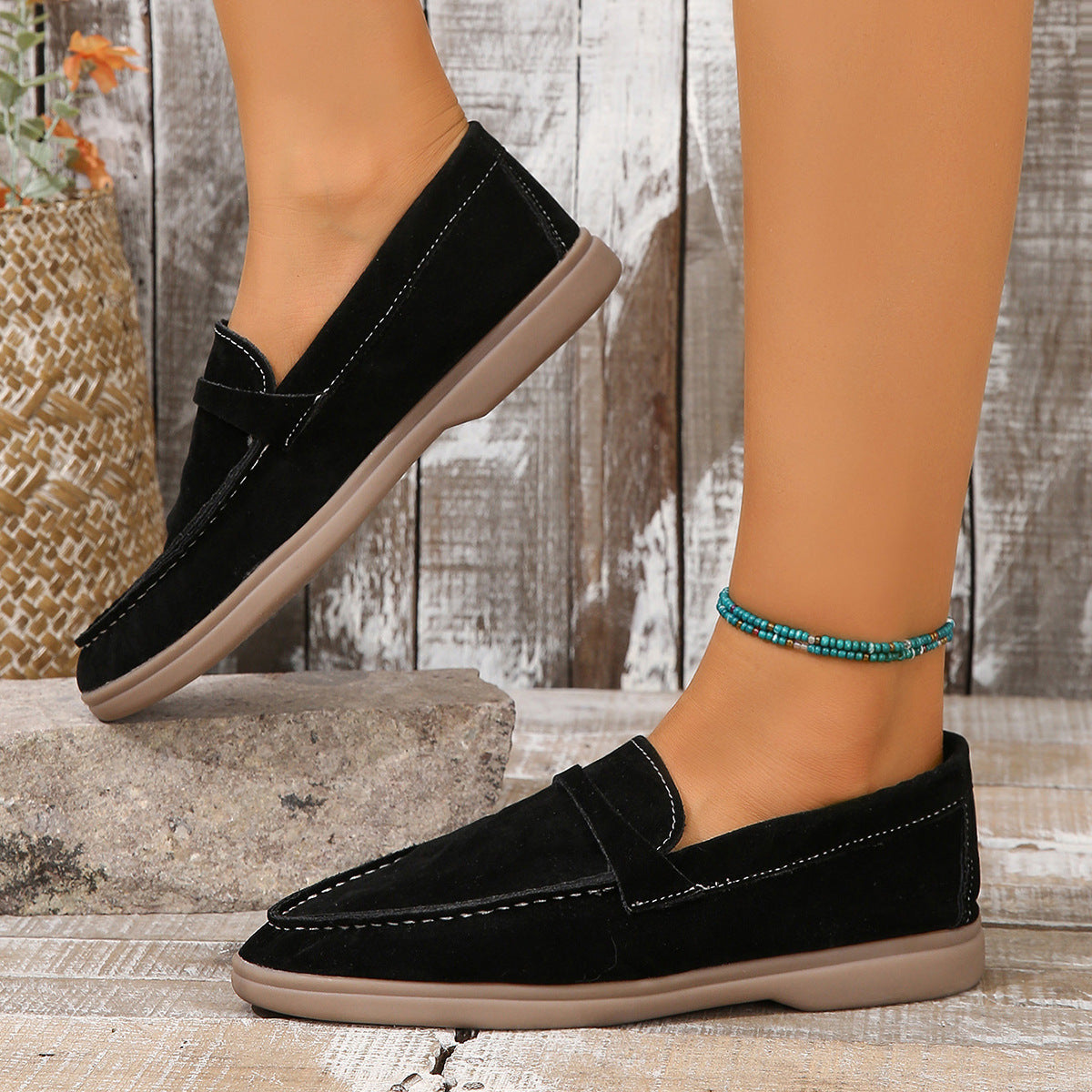 Yasmine - Klassische Wildleder-Damenschuhe