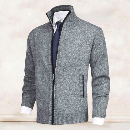 Saber – Strickjacke mit Stehkragen