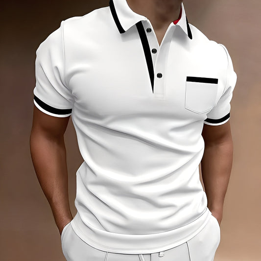 Alijah - Elegantes, schlankes Herren-Poloshirt
