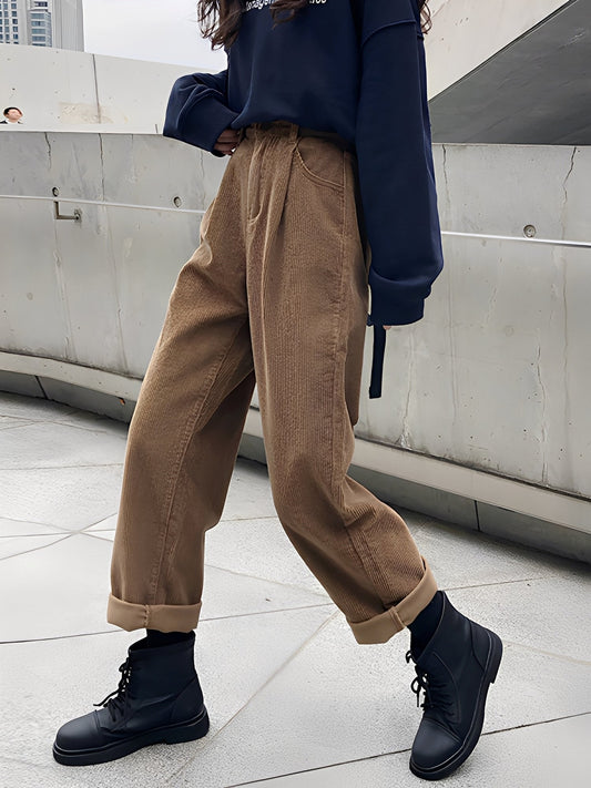 Shelbie - Damenhose im klassischen Cord-Look