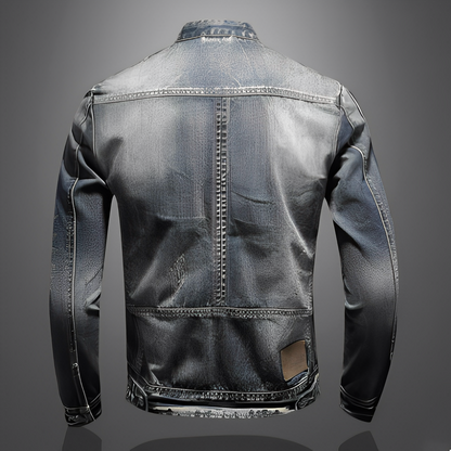 Lucas - Trendige Jeansjacke für Männer mit Taschen