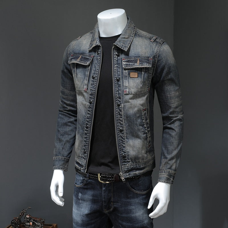 Lennon - Klassische, lässig geschnittene Herrenjeansjacke