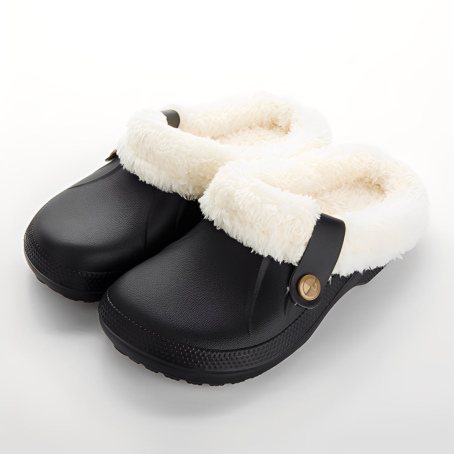 Melba - Damenclogs mit weichem Fleecefutter